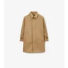 Wendbarer Car Coat aus Gabardine mit Karomuster