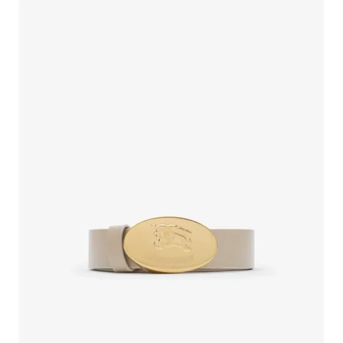 Wendbarer ovaler Ledergürtel mit Ritter-Stempel 