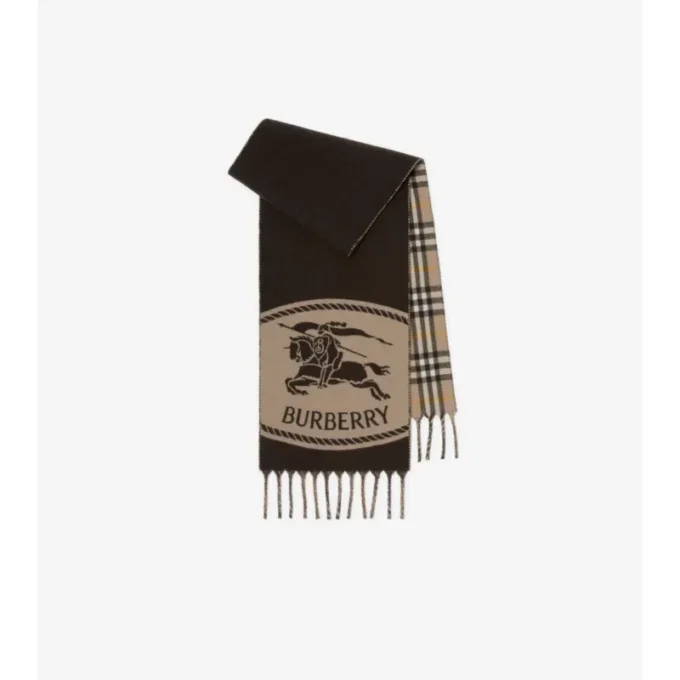Wendbarer Schal mit Ritter-Stempel