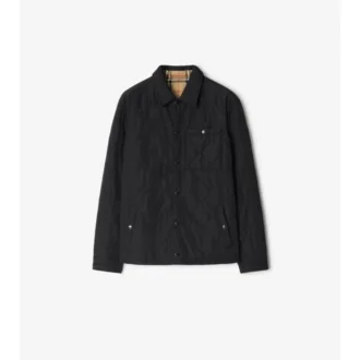 Wendbares, gestepptes Overshirt aus Nylon
