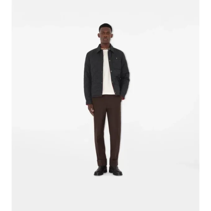 Wendbares, gestepptes Overshirt aus Nylon