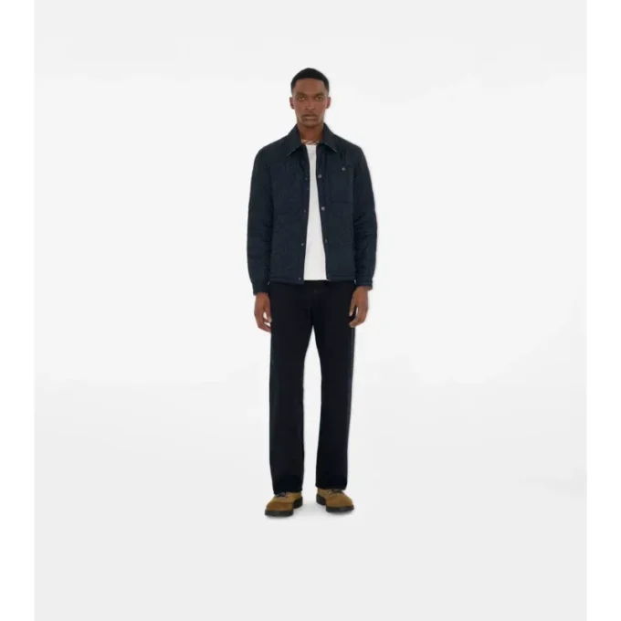 Wendbares, gestepptes Overshirt aus Nylon
