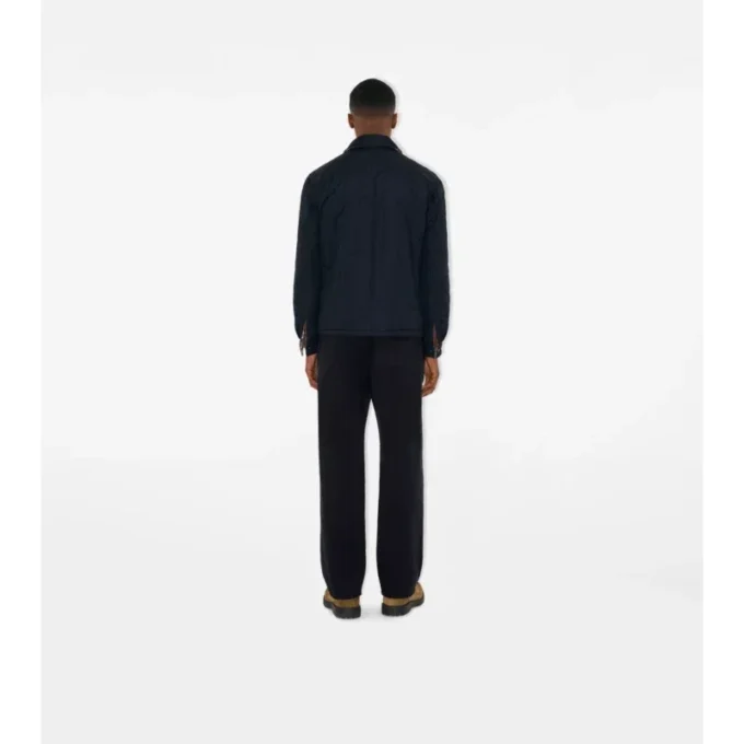 Wendbares, gestepptes Overshirt aus Nylon