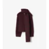 Wolljacke mit abnehmbarem Schal