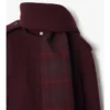 Wolljacke mit abnehmbarem Schal