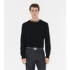 Wollpullover mit Karomuster