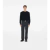 Wollpullover mit Karomuster