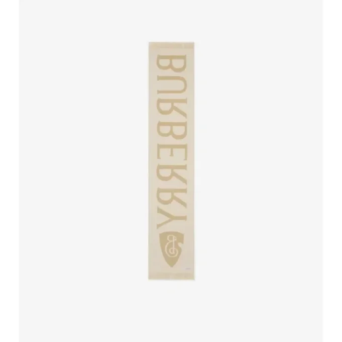 Wollschal mit Logo