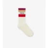 Zweiteiliges Set aus Baumwollmisch-Socken mit Logo-Streifen