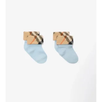 Zweiteiliges Socken-Set aus Baumwollmischung